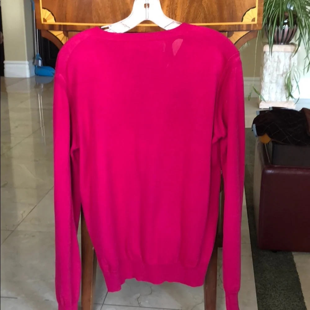 Christian Dior Cotton Vneck Sweater